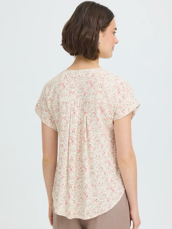 BLUSE FRHEAT PINK BOHO FLORAL