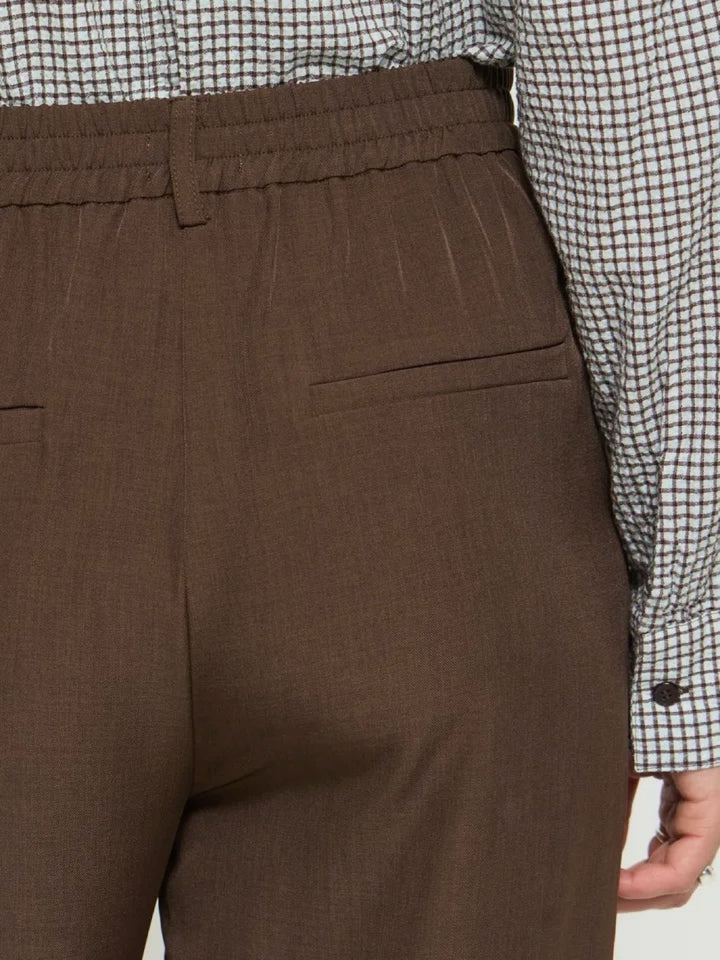 BUKSE IHFAVA WIDE SLATE MELANGE