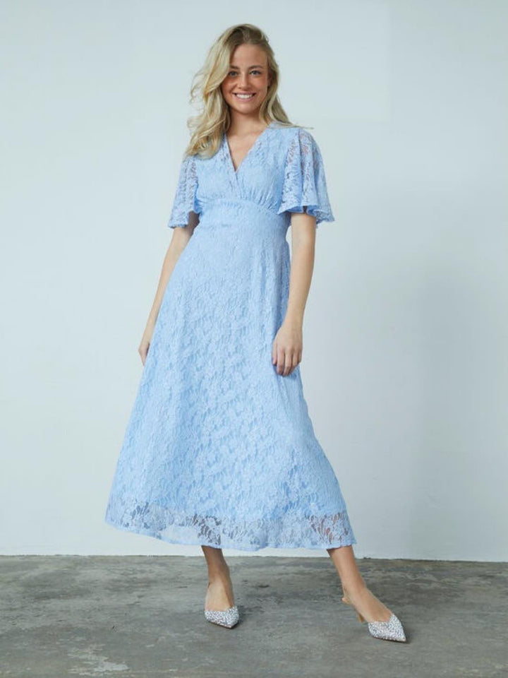 SELSKAPSKJOLE GISELA LACE LIGHT BLUE