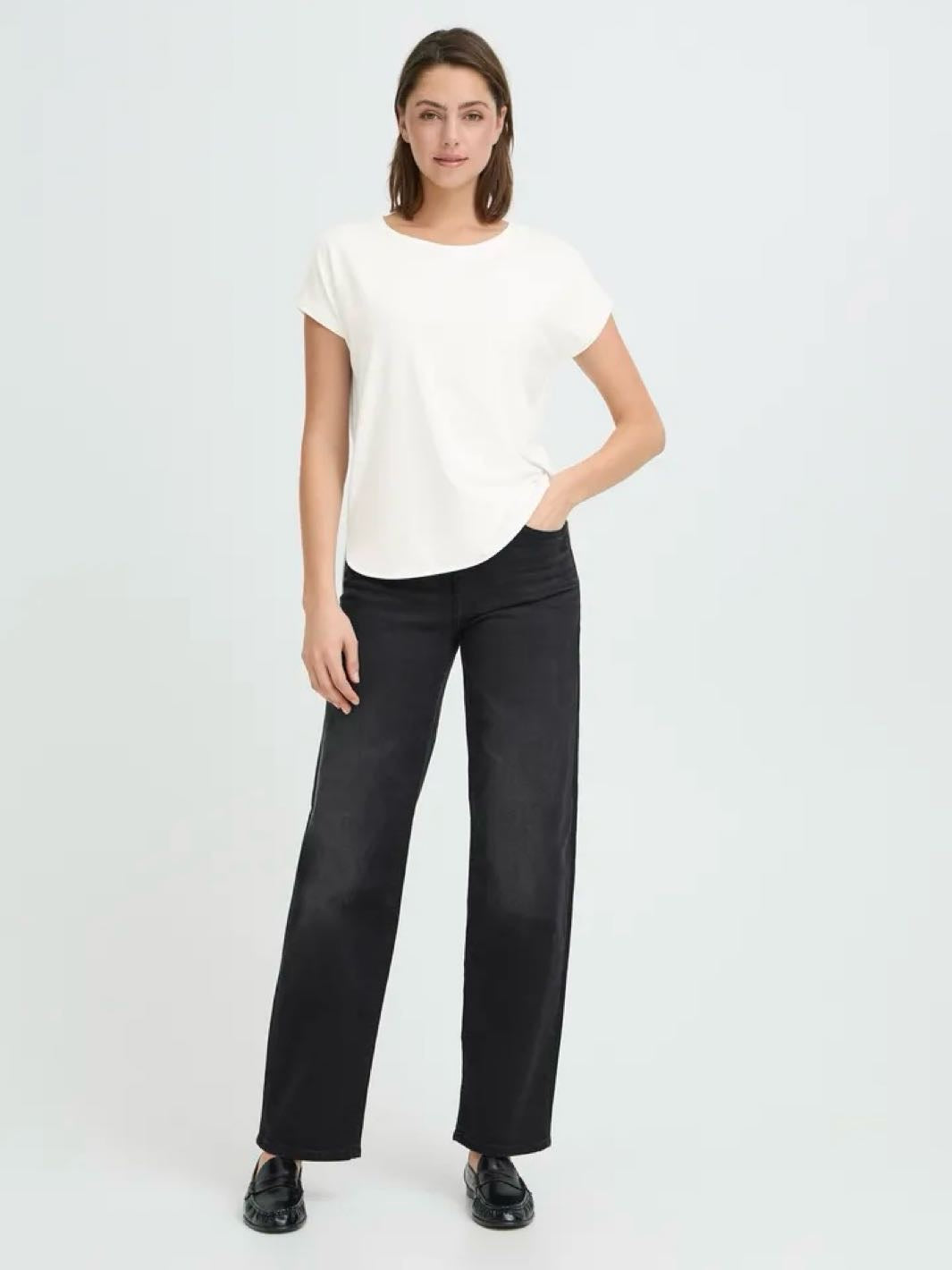 T-SKJORTE IHREBELLY CLOUD DANCER