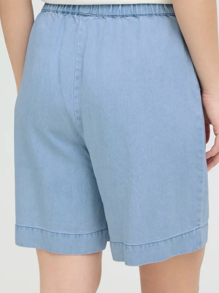 SHORTS PZCHRISTA LIGHT BLUE DENIM