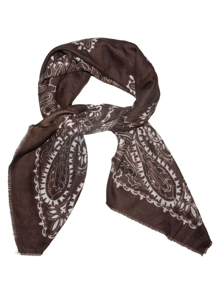 SKJERF PAISLEY BRUN