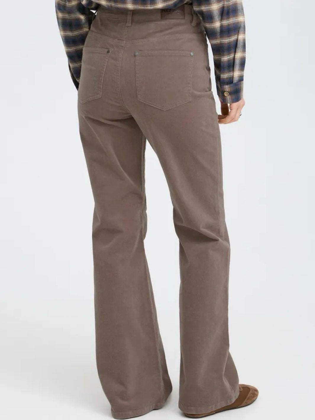 BUKSE PZSALLY BOOTCUT WALNUT