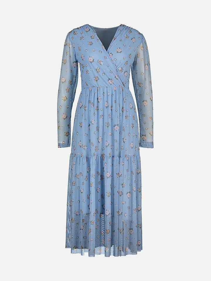 MIDIKJOLE SOFIE GARDENA LT BLUE