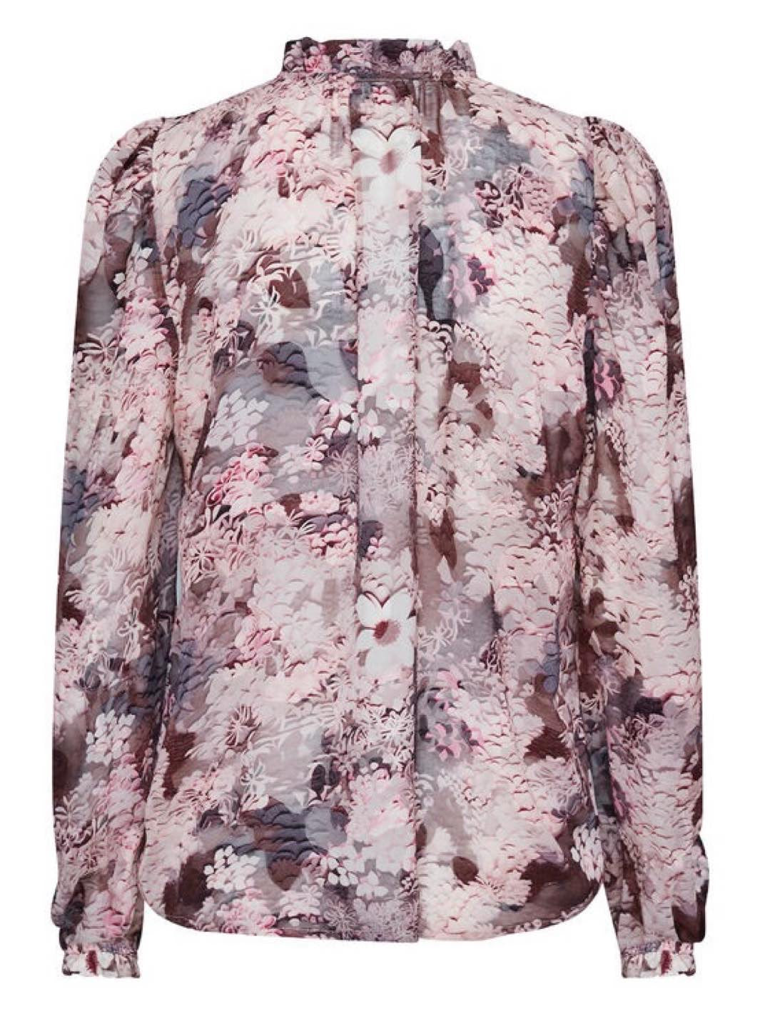 BLUSE ELZA FLOWER BLUSH