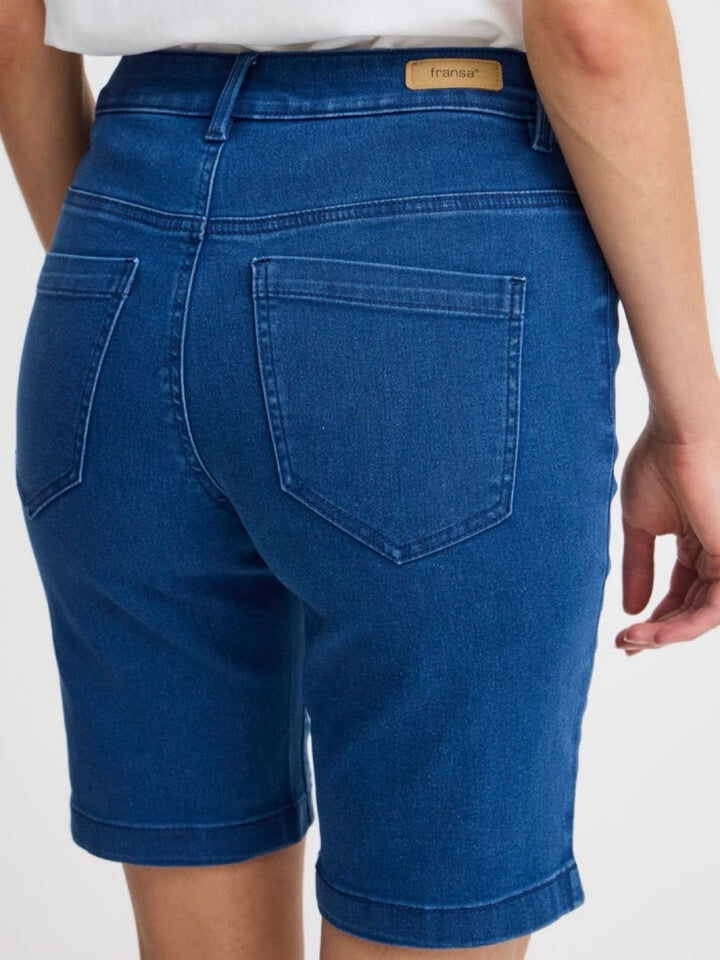 SHORTS FRLUXE ELLI MID BLUE DENIM