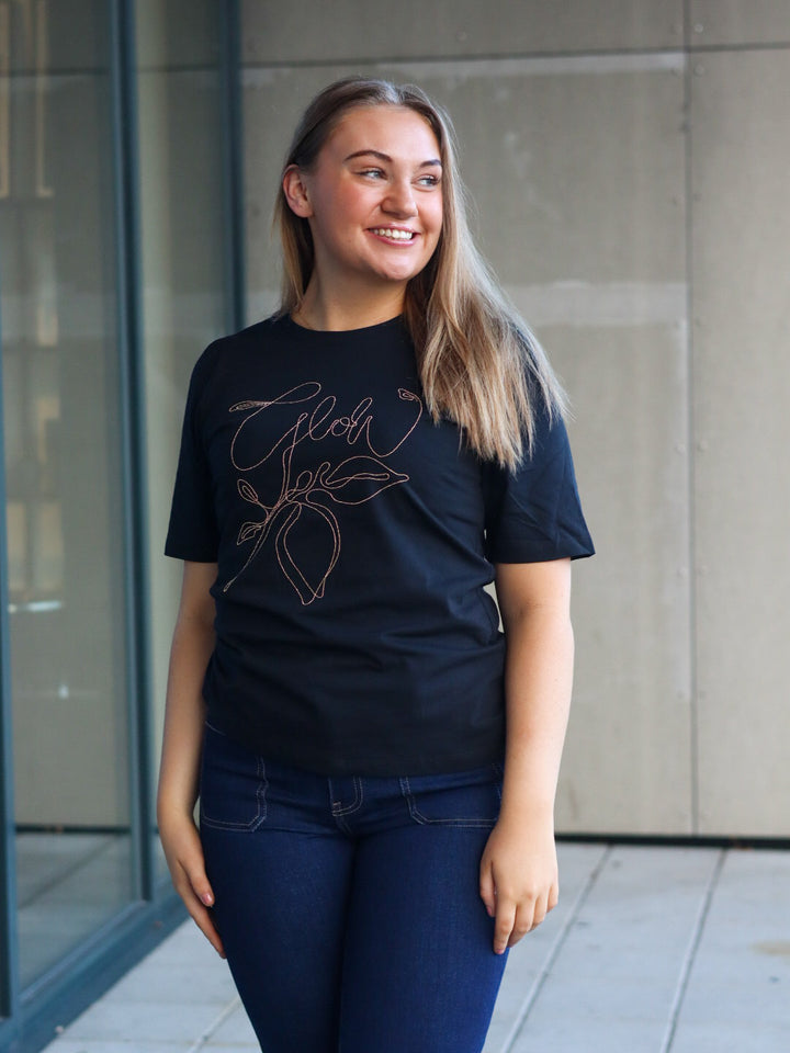 T-SKJORTE PZJULIETTE BLACK