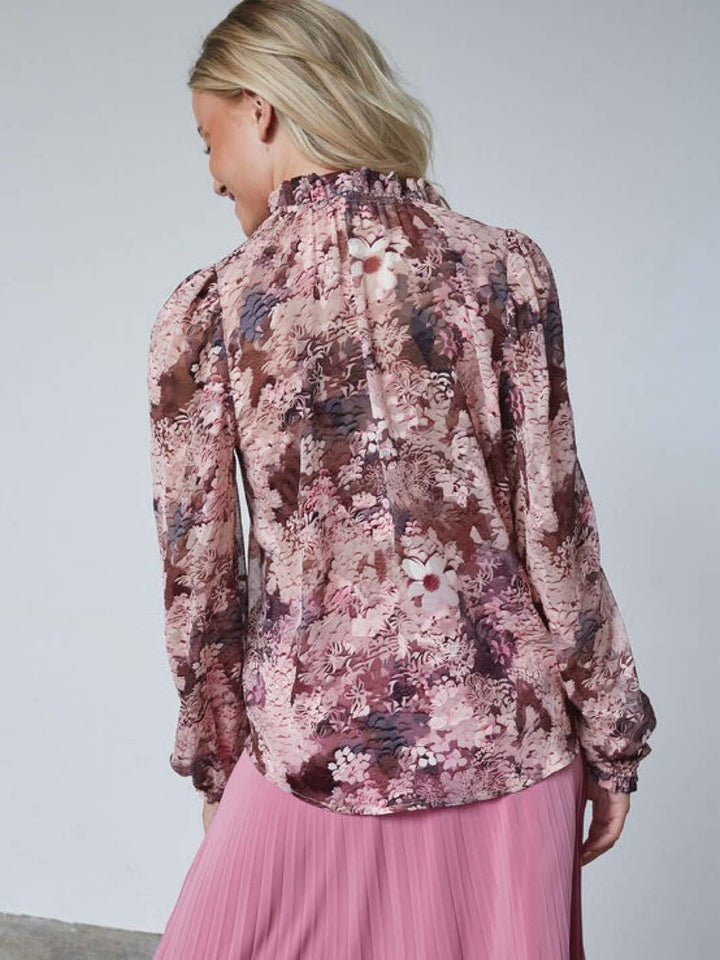 BLUSE ELZA FLOWER BLUSH