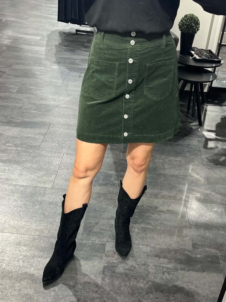 SKJØRT ANNIKA MOSSY GREEN