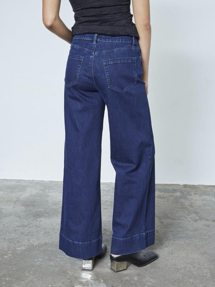 JEANS FEJA WIDE DARK BLUE