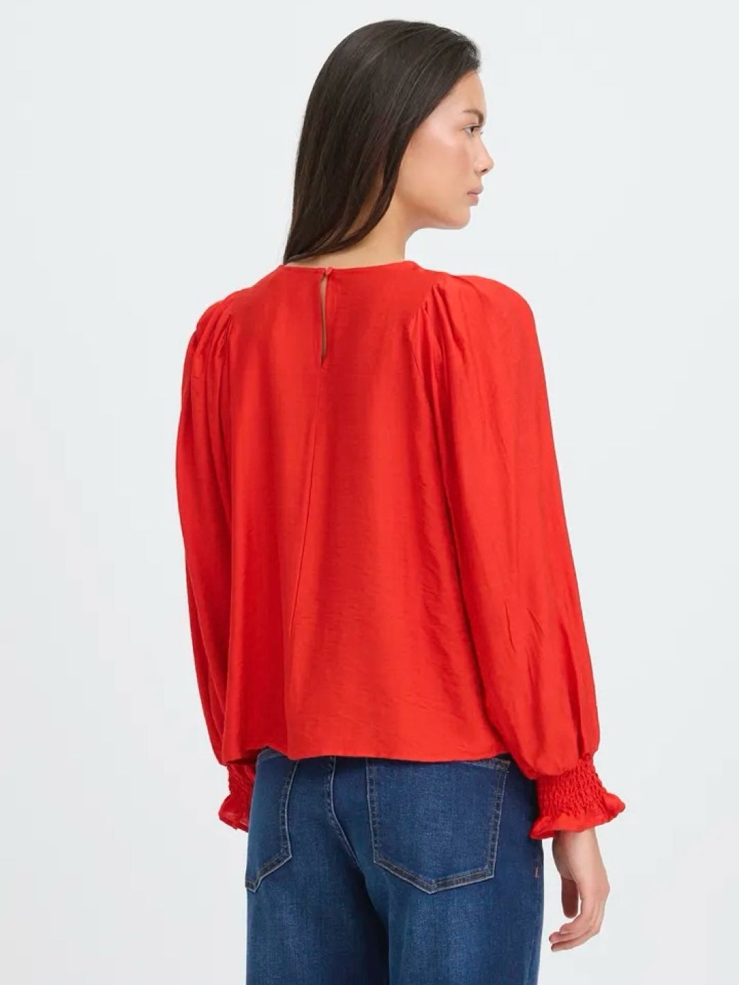 BLUSE IHWILMA RACING RED