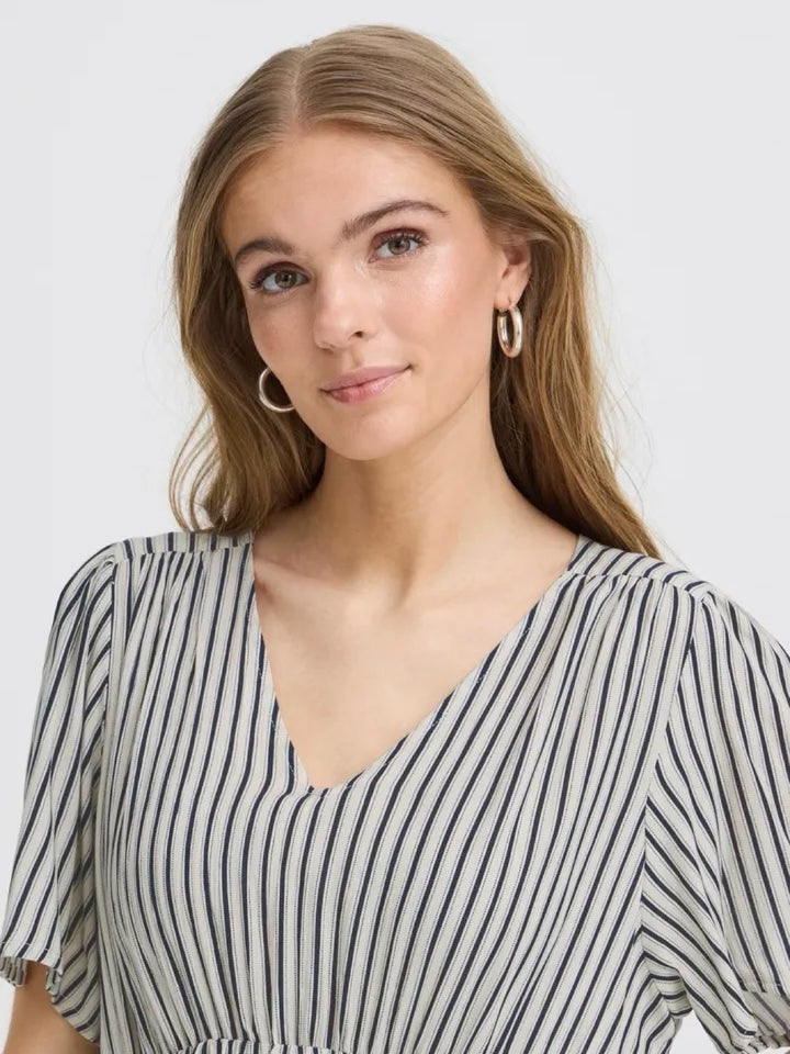MIDIKJOLE IHMARRAKECH TOTAL ECLIPSE STRIPE