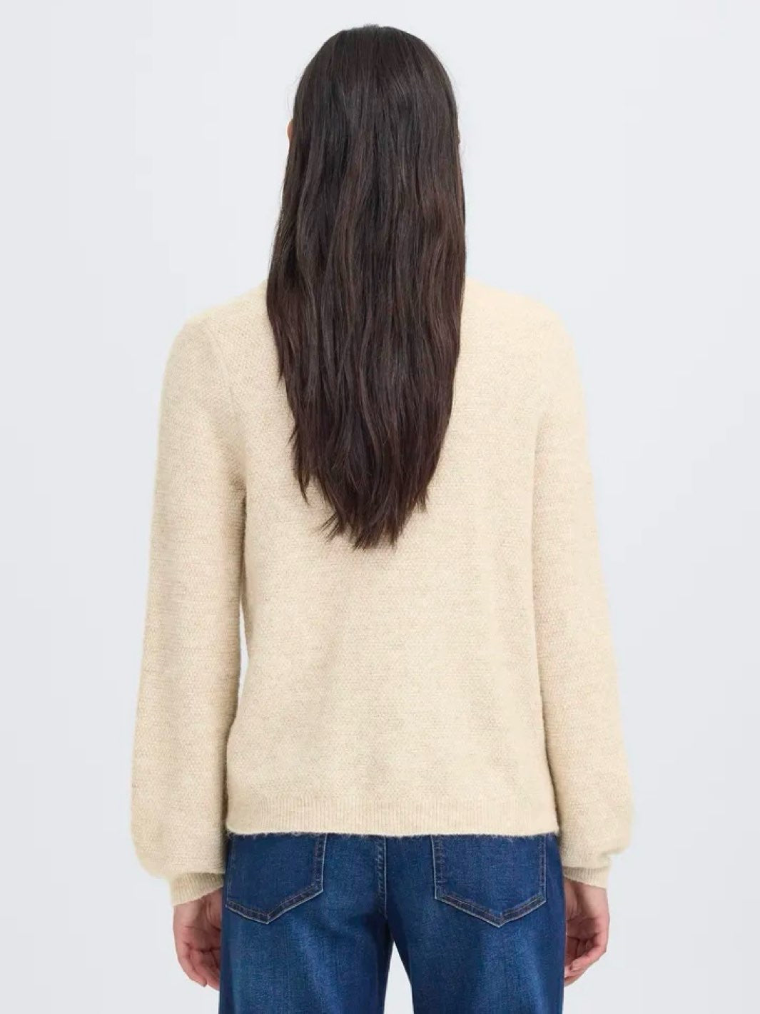 CARDIGAN IHASDIS OATMEAL MELANGE