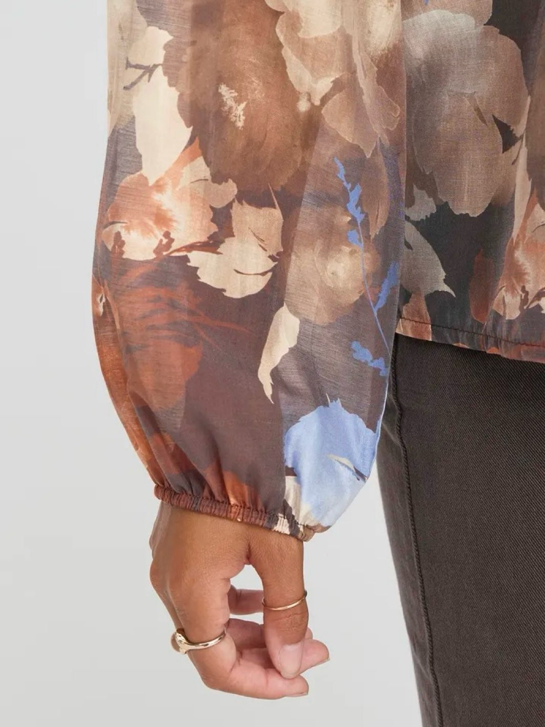 BLUSE SBLEYIA CHOCOLATE