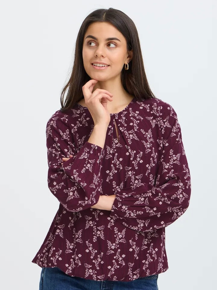 BLUSE FRMERLE FLOWER PORT ROYALE