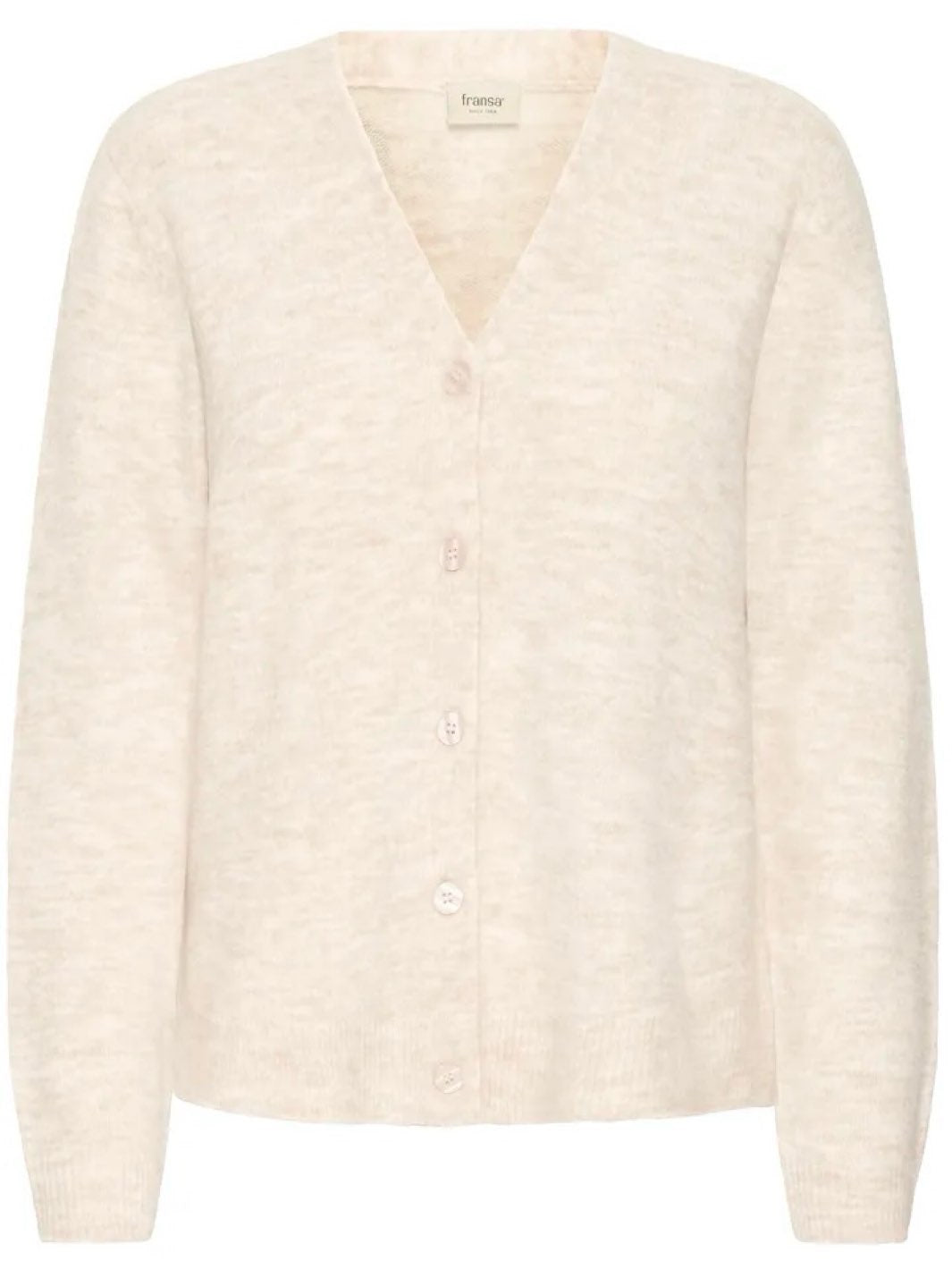 CARDIGAN FRELLIS LIMESTONE MELANGE