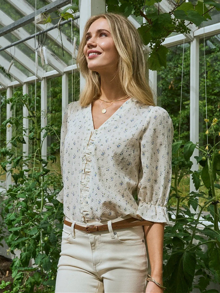BLUSE SERENA RIA IVORY